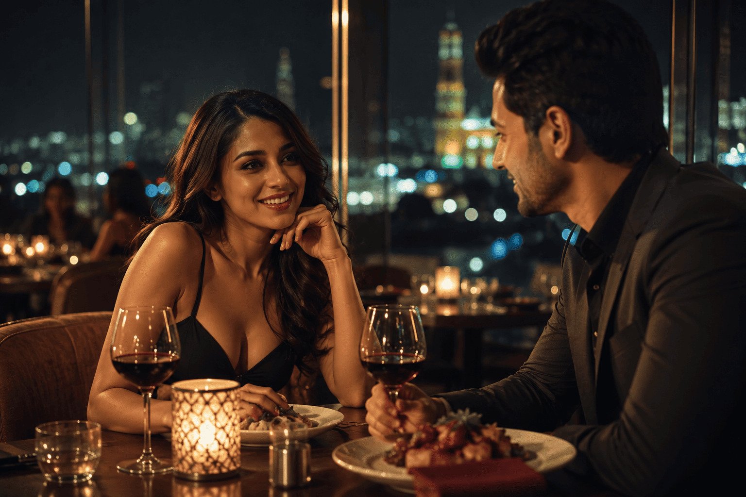 Enjoying new experiences together
